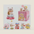 Lucky Siamese Cat Blind Box Action Figure, Cute Carved Wood Feeling Happy Kitty Fortune Cat Mystery Bag Surprise Mysterious Collectible Home Desk Decorations -Beautiful Day(1 Box)