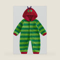 Baby Caterpillar Costume Plush Hooded Romper Halloween Cosplay Costume