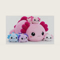 TOYSYM Axolotl Stuffed Animal with Babies, Cute Mommy Axolotl Plush with 4 Mini Baby Axolotls, Soft Amphibian Family Set, Plushies Gift for Kids Girls Boys Teens