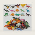 56 PCS Dinosaur Figurines, Prehistoric Figures for Crafts & Displays