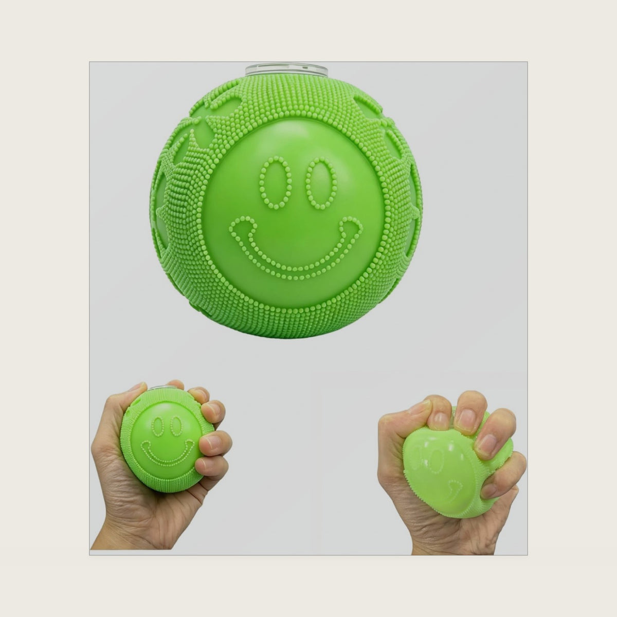 Smile Fuzz Ball Calming Stress Ball Slow Rising Memory Fidget Ball