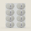 iEGrow Chunky Yarn for Hand Knitting, #10 Chunky Chenille Yarn for Blanket,Thick Soft Bulky Chunky Yarns for Crocheting,8 Skein (22 yds 8 oz Each Skein), Cream