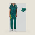 Green Adult Break Dancer Outfit Halloween Costume Sportswear Set With Hat