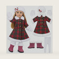 7pcs American 18 Inch Doll Christmas Clothes and Accessories Set