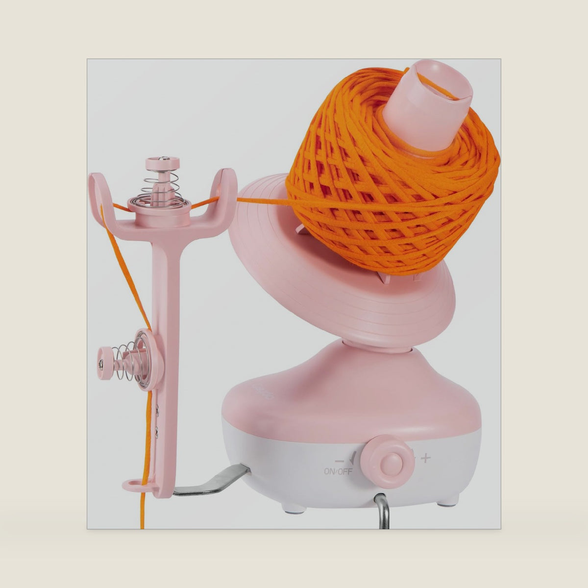 Caydo Electric Yarn Winder, Compact Automatic Yarn Cake Winder 7oz