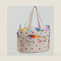 MYBAGZING Crochet Bag Organizer, Yarn Storage Tote for Knitting Accessories