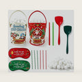 Snowball Scoop Challenge Game,2 Sets Christmas Party Game,Blind Relay Game