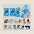 12 Mini Dog Blind Bags, 12 Unique Resin Puppy Figurines, No Duplicates