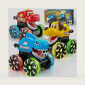Intoypad 3 Pack Monster Truck Toys for Kids Toddler, Shark Dog Dinosaur Press & Go Light Up Wheels Car Toys Mouth Truck Toy for 2 3 4 5 6 7 8 Years Old Boys Girls Baby Christmas Birthday Gifts