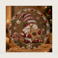 AYTHSRIC Christmas Pearl Diamond Painting Suncatcher Kit, Acrylic DIY Diamond and Pearl Art Painting, Christmas Diamond Painting Hanging Pendant (Style 7, 8×8in)