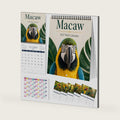 Pacify 2027 Macaw Wall Calendar 8.26 Inch, Funny Bird Animal Calendar