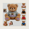 Personalized Teddy Bear with Voice Recorder and Custom Photo Text
