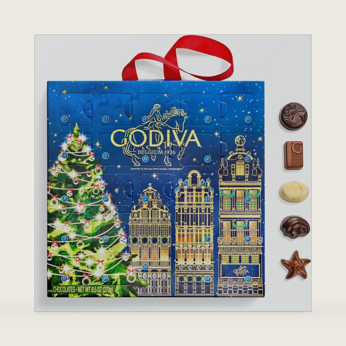 GODIVA Limited Edition Luxury Chocolate Advent Calendar 2026, 24 pc