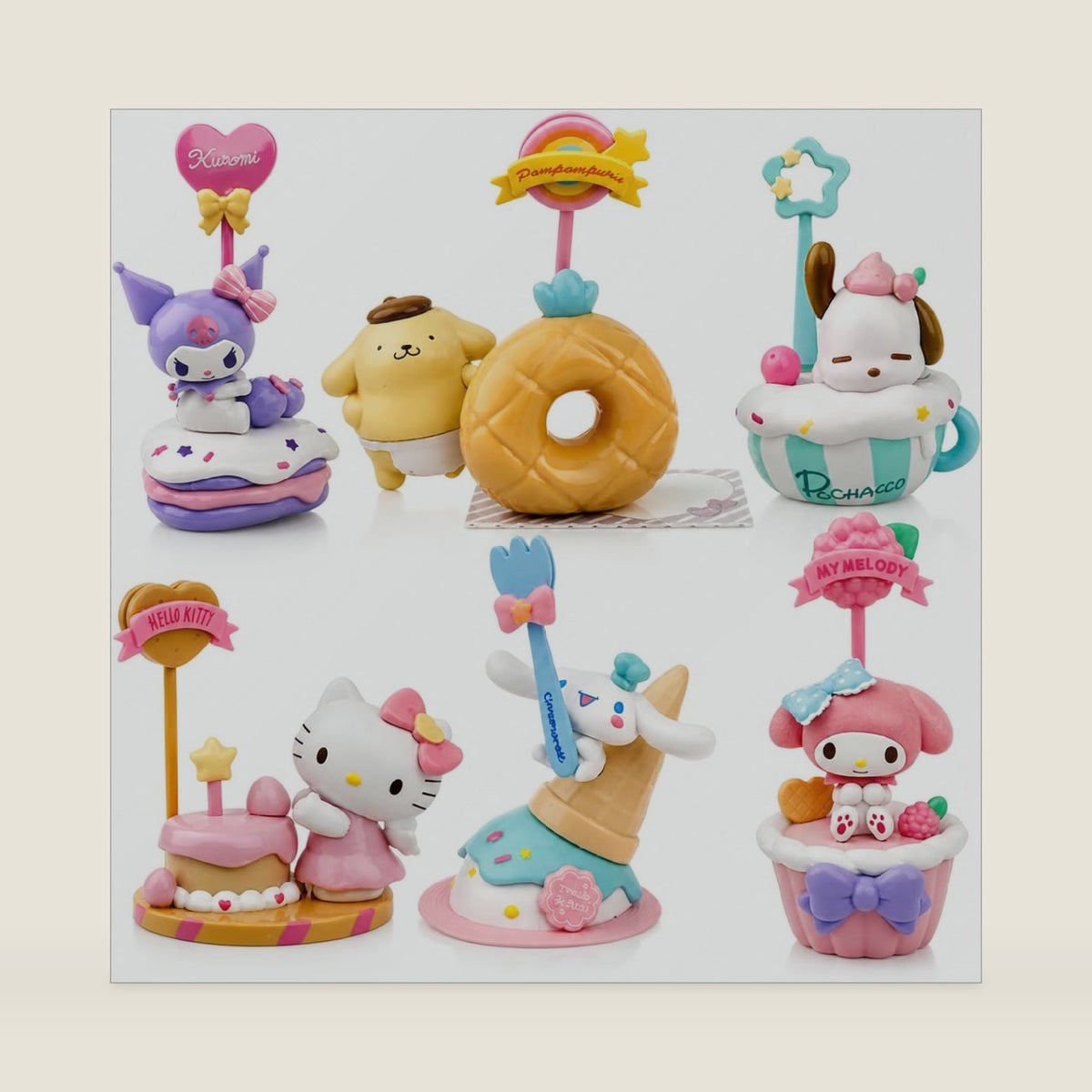 Character Action Figures 6-Pack | 3.5-5" PVC Collectible Set