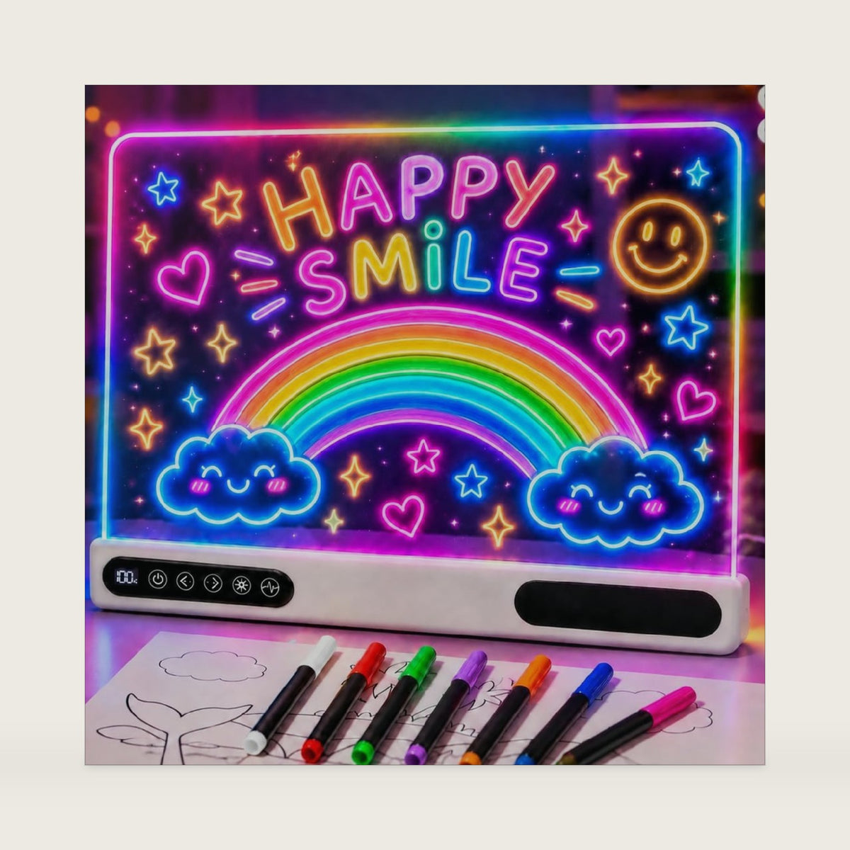LED Drawing Board for Kids, 16" Light Up Drawing Tablet, Gifts for Girls