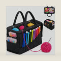 Knitting Bags Yarn Totes for Crocheting and Knitting Projects,16L(4.2) Gallon Multiple Pockets Knitting Bags and Organizers with 7 Tangle-Free Holes for Women,Crochet Lovers,Moms,Grandma