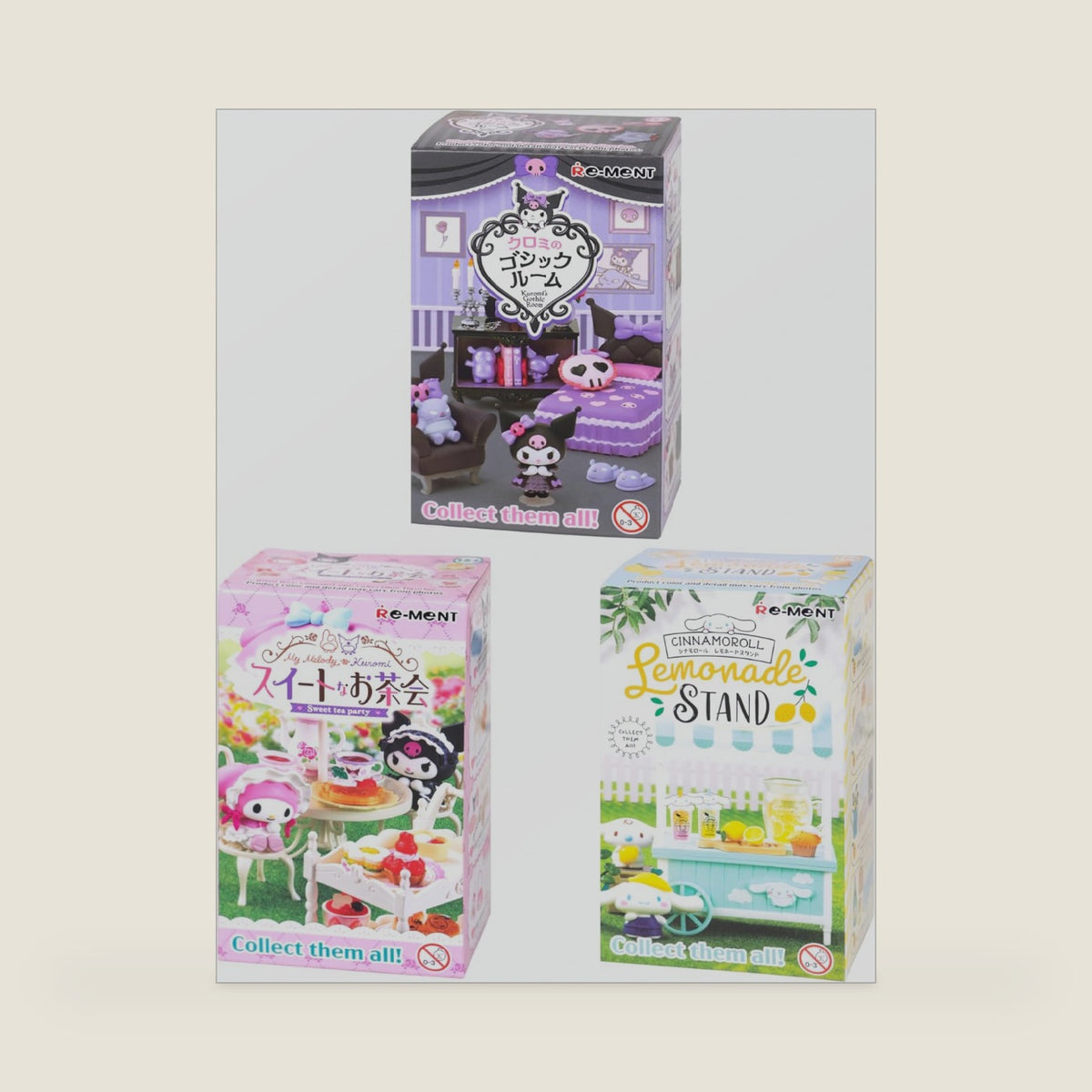 Hamee Blind Box Bundle - My Melody, Kuromi, Cinnamoroll