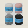 MECCANIXITY Mohair Yarn 4 Skeins 7oz/2840 Yards 4 Colors