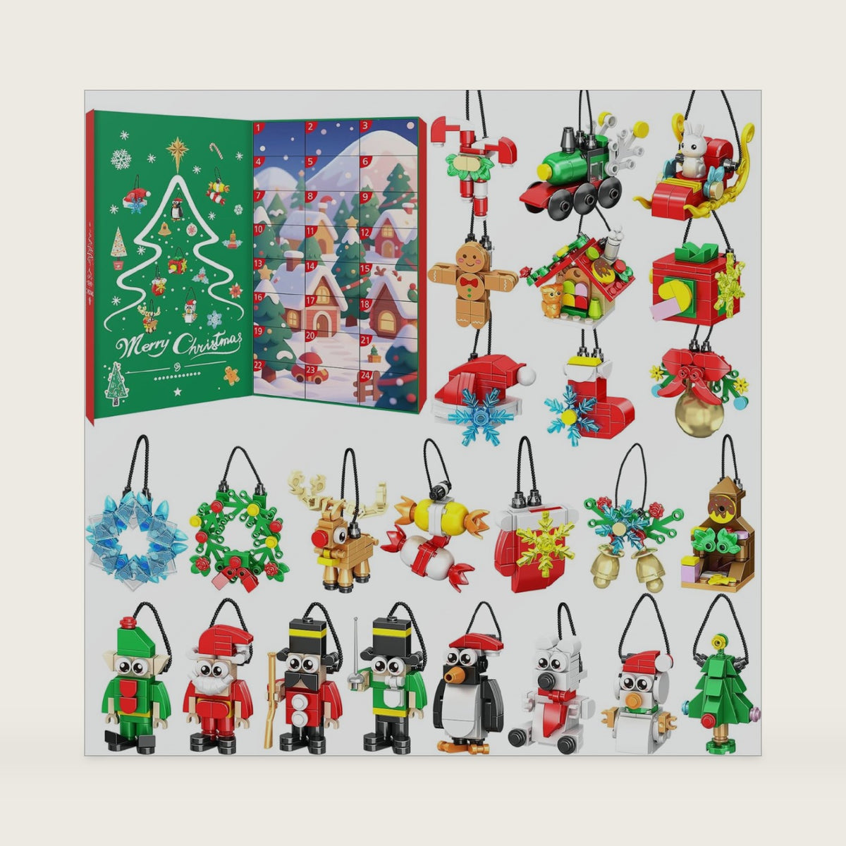 Advent Calendar Home Seasonal Decor