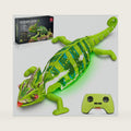 Remote Control Wall Climbing Gecko, Color-Changing LED Lizard Toy for Kids