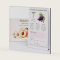 Pregnancy Flip Calendar Weekly Prayer Cards Fruit Baby Growth Keepsake Gift