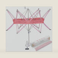 SPEENSUN Foldable Yarn Swift, Adjustable Umbrella Holder for Skeins