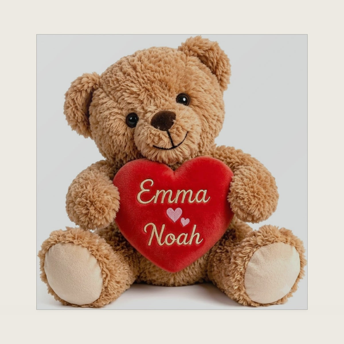 Personalized Teddy Bear with Name, Custom Stuffed Animals for Kids Girls