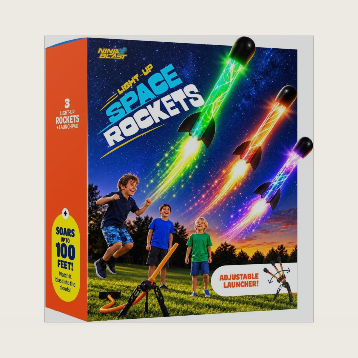Light up Air Rockets for Kids Ages 8-12 - Boy Birthday Gifts - Boys Toys