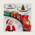 Christmas Train Set, Train Toy with Smoke, Lights and Sound