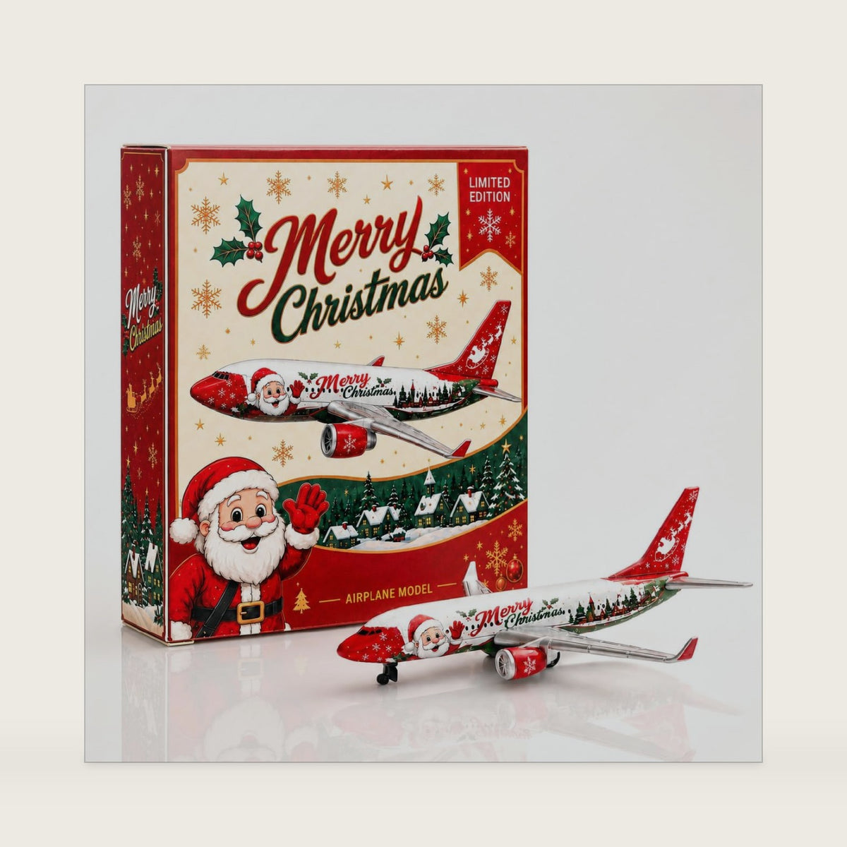 AVIAMUSE Airplane Model, Christmas Limited Edition Model Aircraft