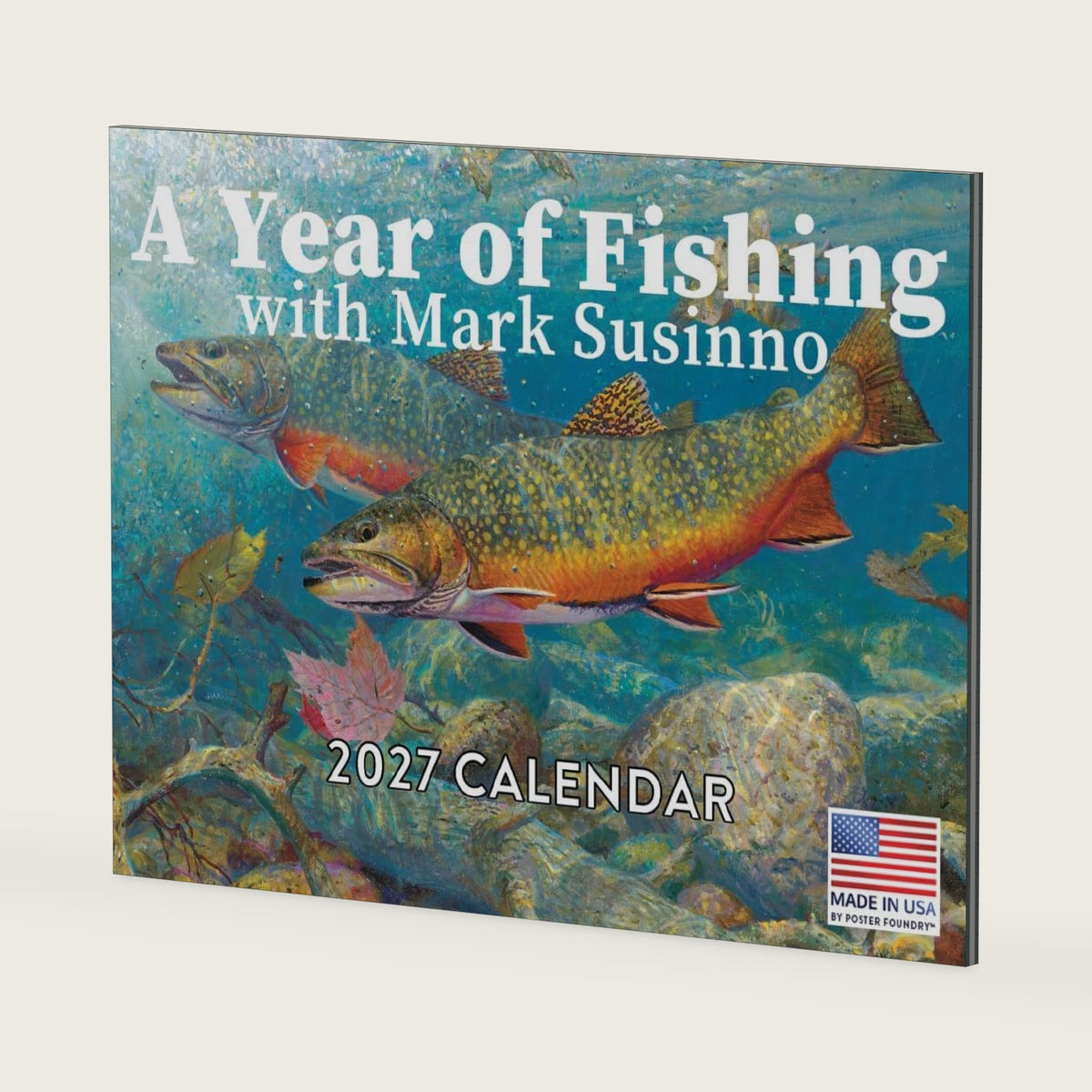 Fishing Calendar 2027 by Mark Susinno Monthly Wall Calender 12 Month