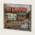 2027 Vintage RV Camping Wall Calendar – 16-Month Retro Art