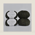 Rustic Tweed Wool Yarn, 1oo% Australian Wool, DK Weight, 4 Balls 200g, 656yds (3129 Moss Green Fleck)