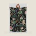Anime Apothecary Diaries Chibi Character Fleece Blanket