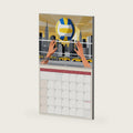 2027 Volleyball Desk and Wall Calendar, World Travel Sports Monthly Planner, Volleyball Player Coach Gift, Beach Volleyball Room Decor