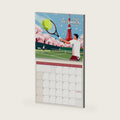 2027 Tennis Desk and Wall Calendar, World Travel Tennis Sports Monthly Planner, Tennis Player Coach Gift, Racket Sports Room Decor