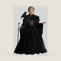 Witch Costume For Girls Halloween Evil Queen Dress Up For Party 2-10 Years