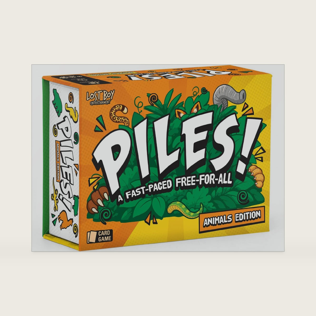 Piles Animals - Card Game - for Kids 8 and Up - Game Night
