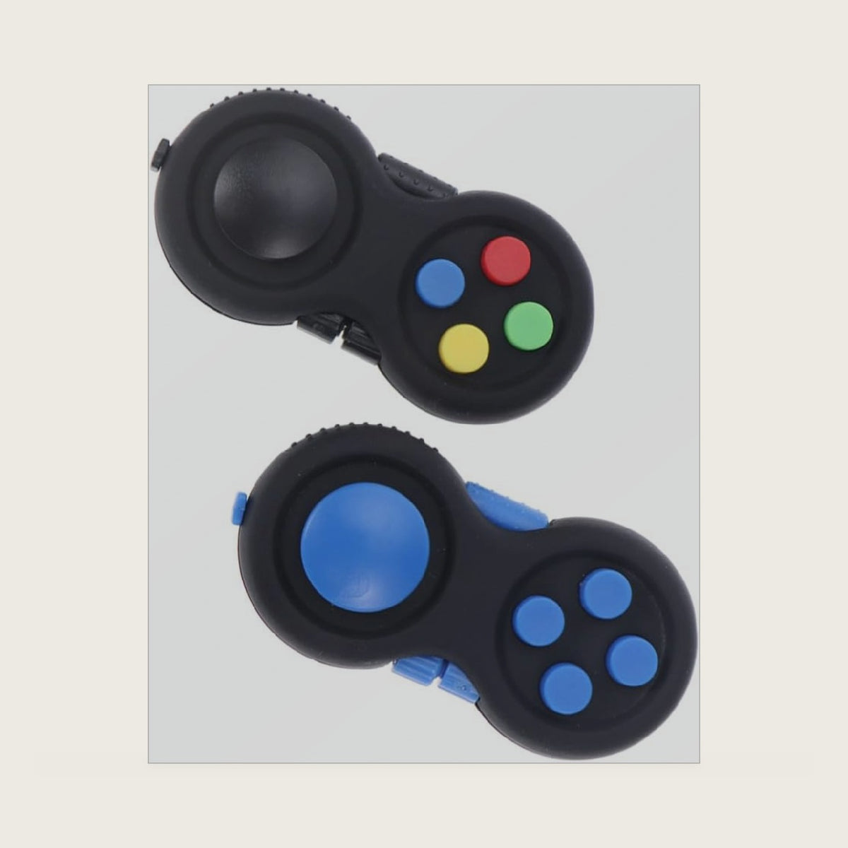 Gamepad Fidget Toys 2pcs ABS Portable One-Hand Stress Relief