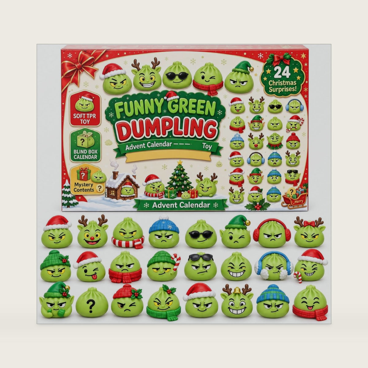 Christmas Squishies Advent Calendar 2026 Countdown for Adults
