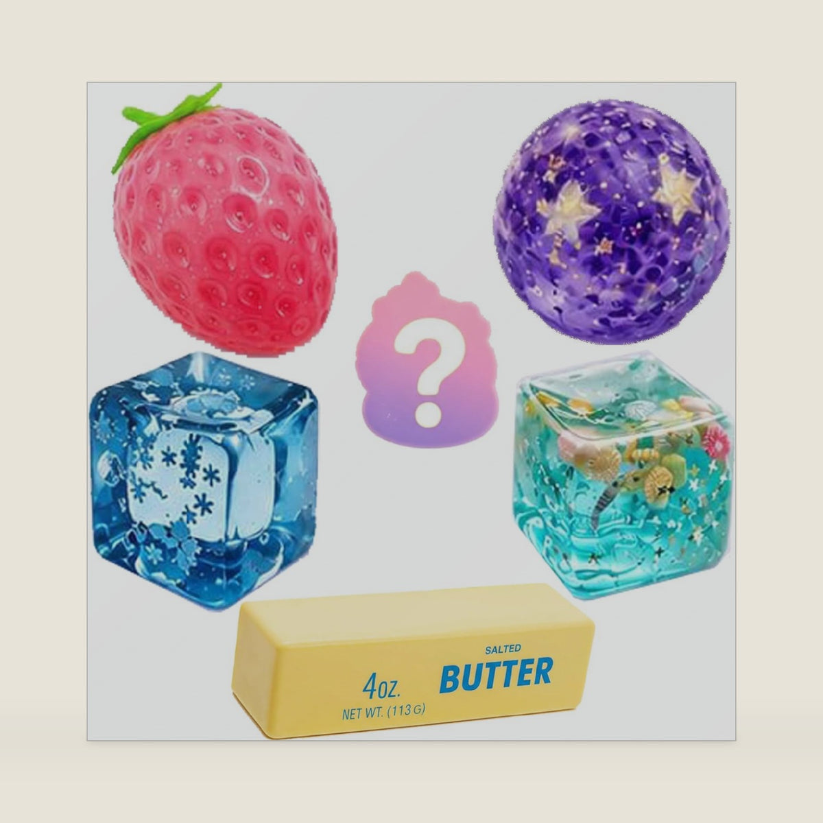 6PCS Mystery Squishy Blind Box Set