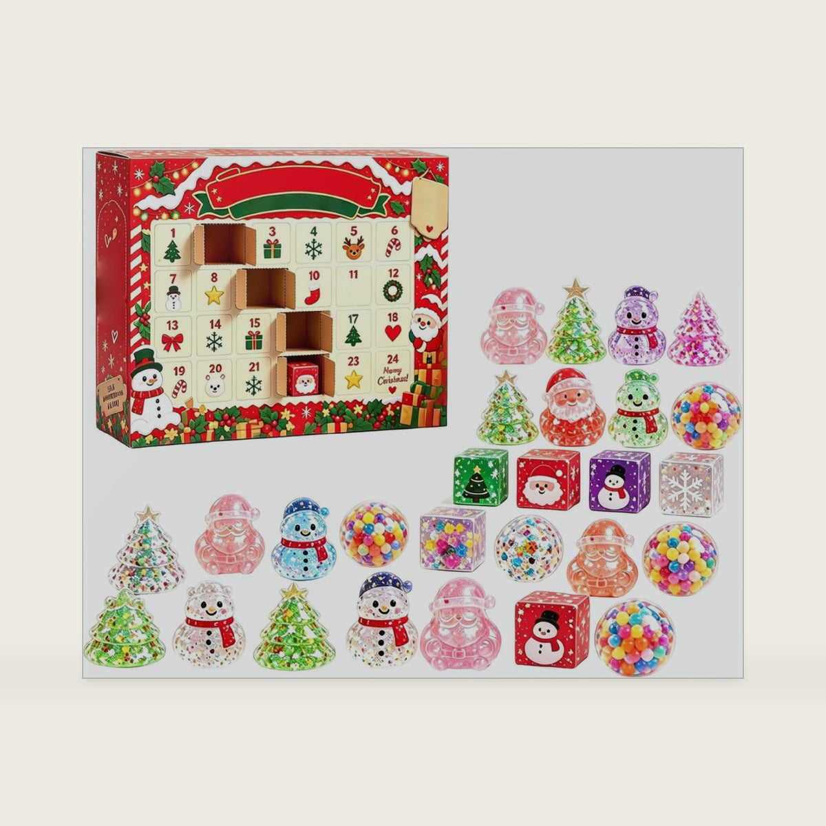 Adult Advent Calendar 2026 24 Days Squishies Countdown for Adults