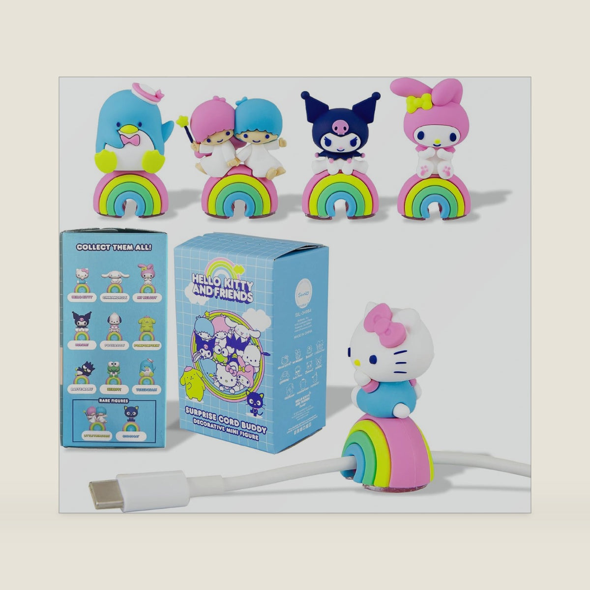 Sonix x Blind Box Cord Buddy, & Friends Rainbow Series