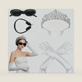 Princess Costume Set for Women Bachelorette Party Props White
