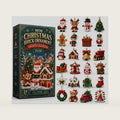 Christmas Advent Calendar with 24 Mini Building Block Ornaments, 24 Days Countdown to Christmas Blind Box Set, Holiday Festive Tree Decorations Gift