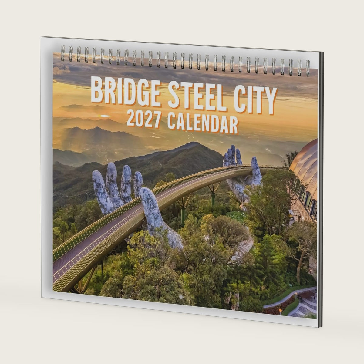 Travel 2027 Wall Calendar, Bridge City 12 Month Calendar