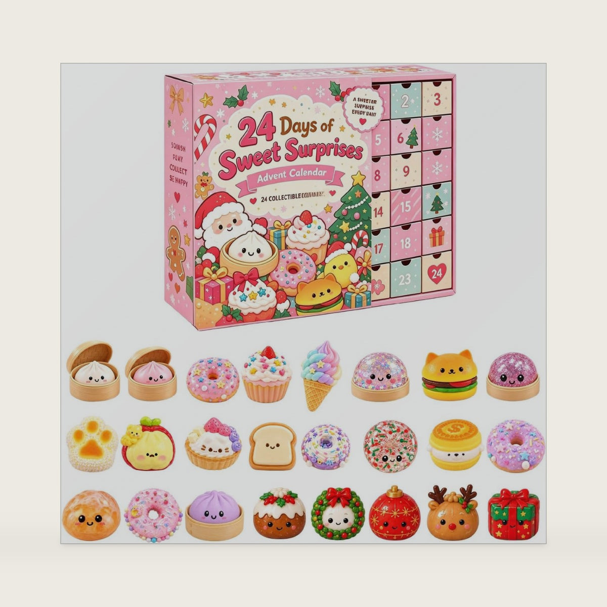 Mystery Dumpling Advent Calendar 2026 Christmas Countdown Dumplings Toy