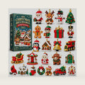 24-Day Mini Christmas Brick Ornament Advent Calendar (B-I)