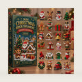 Christmas Advent Calendar 2026 with 24 Mini Building Block Ornaments
